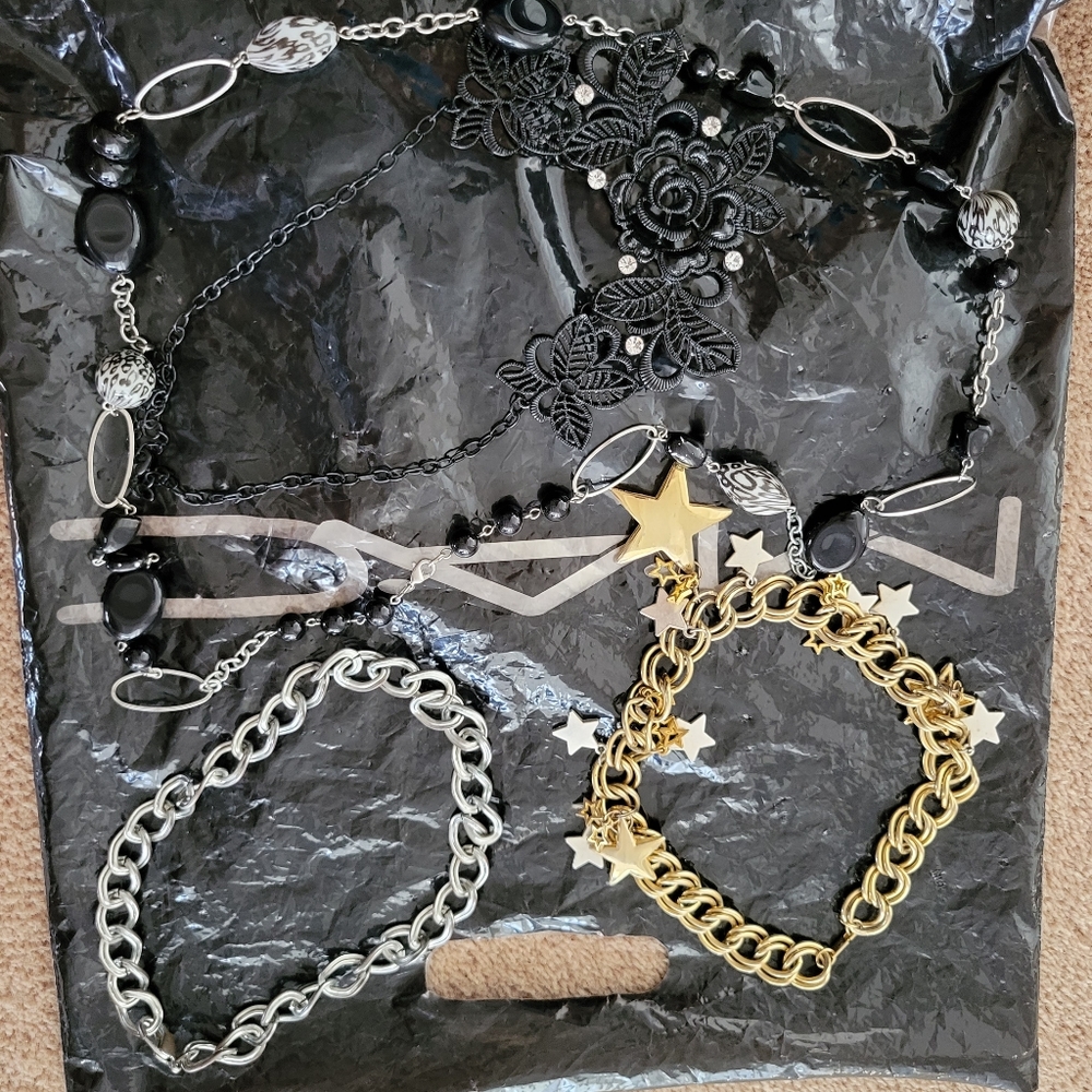 4 Necklaces some have never been worn